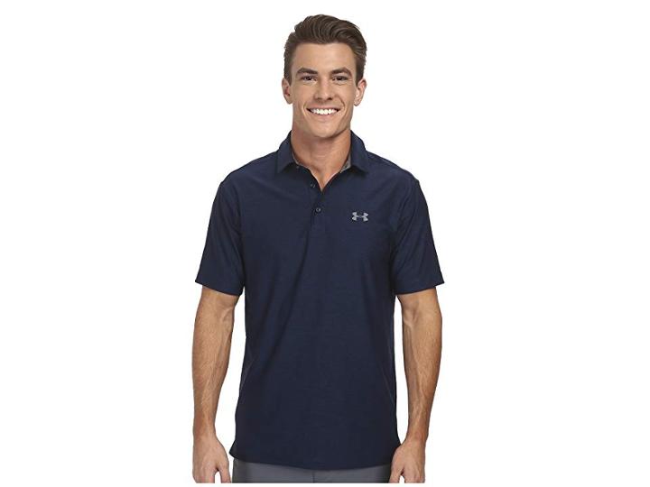 Under Armour Golf Ua Playoff Polo (academy/graphite/graphite) Men's Short Sleeve Knit
