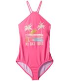 Billabong Kids Sol Searcher One-piece (little Kids/big Kids) (tahiti Pink) Girl's Swimsuits One Piece