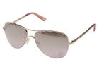 Guess Gf6058 (shiny Rose Gold/pink Gradient Flash Lens) Fashion Sunglasses