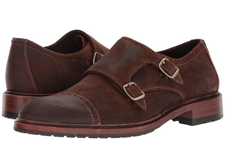 Trask Langston (brown Waxed Suede) Men's Shoes