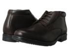 Rockport Essential Details Waterproof Dress Chukka (dark Brown) Men's Lace-up Boots