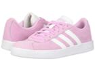 Adidas Kids Vl Court 2 (little Kid/big Kid) (frost Pink/white/white) Kids Shoes