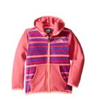 The North Face Kids Glacier Full Zip Hoodie (infant) (cha Cha Pink Stripe (prior Season)) Girl's Sweatshirt