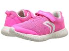Geox Kids Waviness 3 (little Kid/big Kid) (fluo Fuchsia) Girl's Shoes