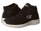 Skechers Burst Up And Under (black/white) Men's Lace Up Casual Shoes