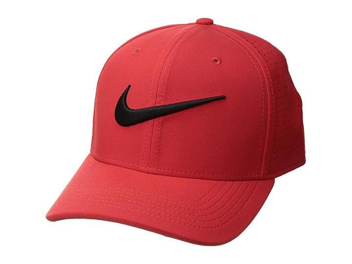 Nike Train Vapor Swooshflex Hat (university Red/university Red/black/black) Caps