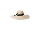 Lauren Ralph Lauren Pointelle Sun Hat With Bow (natural/black) Caps