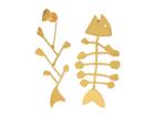 Tory Burch Fish Mismatched Earrings (brass/brass) Earring