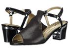 Soft Style Dalyne (black Sparkle Shine/silver Heel) Women's Shoes