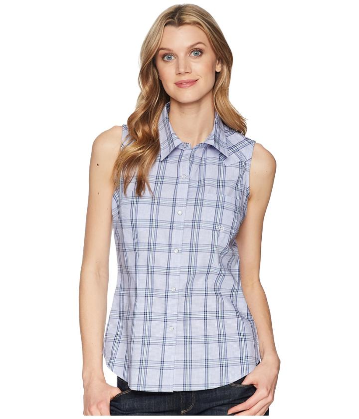 Roper 1522 Coal Creek Check (purple) Women's Clothing