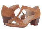 Hush Puppies Masseter T-strap (tan Nubuck) Women's Dress Sandals