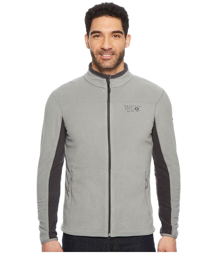 Mountain Hardwear Microchill 2.0 Jacket (manta Grey) Men's Long Sleeve Pullover