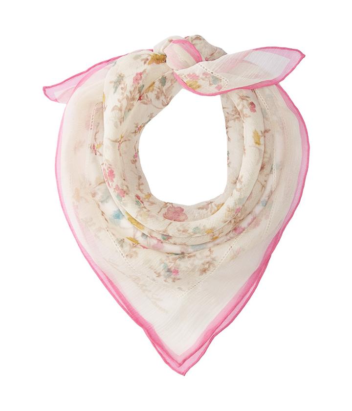 Lauren Ralph Lauren Melisa Silk Square Scarf (linen) Scarves
