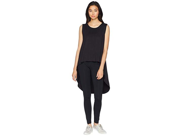 Onzie High Low Tank (black) Women's Sleeveless