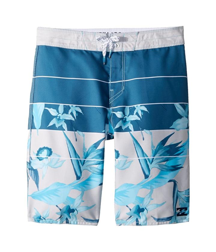 Billabong Kids Sundays Og Boardshorts (big Kids) (light Blue) Boy's Swimwear