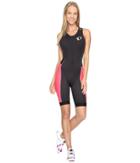 Pearl Izumi Elite Pursuit Tri Suit (black/atomic Red Whirl) Women's Cycling Bibs One Piece