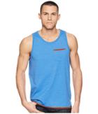 Prana Garrity Tank (island Blue Heather) Men's Sleeveless