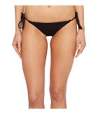Becca By Rebecca Virtue Color Code Tie Side Pant Bottoms (black) Women's Swimwear