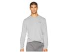 Under Armour Long Sleeve Left Chest (steel Light Heather/graphite) Men's Clothing