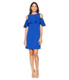 Tahari By Asl Sleeveless Dress With Ruffle Detail (spring Royal) Women's Dress