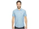 U.s. Polo Assn. Solid Short Sleeve Slim Fit Two-pocket Sport Shirt (pale Blue) Men's T Shirt
