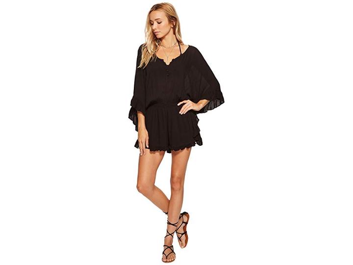 L*space Emily Romper Cover-up (black) Women's Jumpsuit & Rompers One Piece