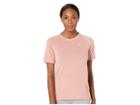 Nike Breathe Short Sleeve Running Top (rust Pink) Women's Clothing