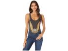 Chaser Basic Crew Neck Tank Bodysuit (vintage Black) Women's Jumpsuit & Rompers One Piece