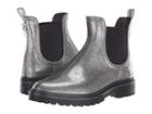 Michael Michael Kors Tipton Rain Bootie (gunmetal Glitter Pvc) Women's Rain Boots