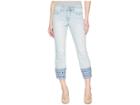 Nydj Petite Petite Sheri Slim Ankle W/ Printed Raw Hem In Palm Desert (palm Desert) Women's Jeans