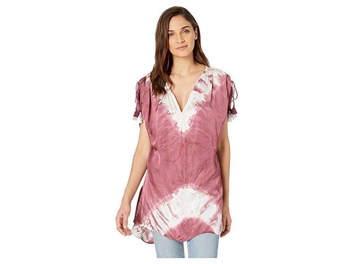 Young Fabulous & Broke Hunny Tunic (rose Chevron) Women's Blouse