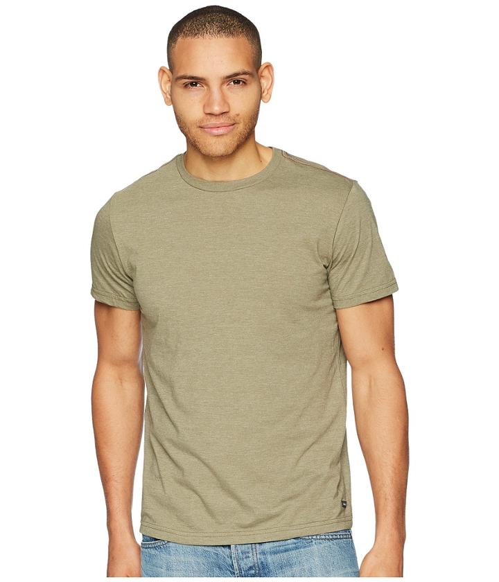Rvca Vintage Dye Label Tee (fatigue) Men's T Shirt