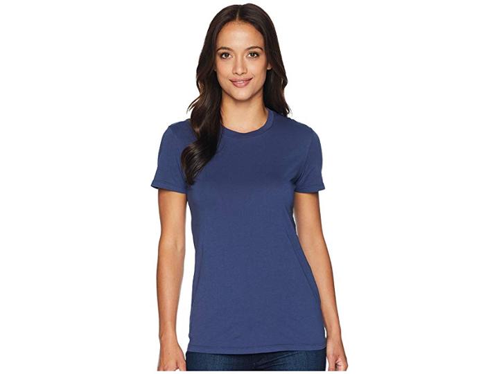 Mod-o-doc Fitted Short Sleeve Crew (new Navy) Women's Clothing