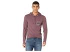 Vissla Car Park Long Sleeve Hoodie (burgundy) Men's Clothing