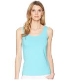 Nic+zoe Perfect Tank Top (aqua) Women's Sleeveless