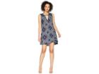 Dylan By True Grit Modern American Bandana Sleeveless Dress (blue) Women's Dress