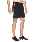 Under Armour Ua Launch Stretch Woven 2-in-1 Shorts (black/marathon Red/reflective) Men's Shorts
