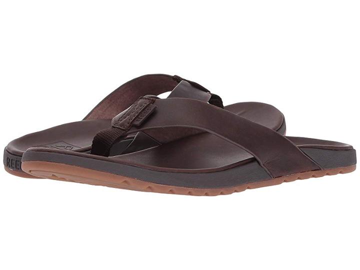 Reef Contoured Voyage Le (dark Brown) Men's Sandals