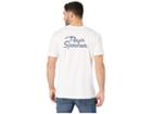 Reyn Spooner Script Logo Short Sleeve Graphic Tee (white) Men's T Shirt