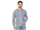 Alternative Vintage Thermal Full Zip Hoodie (vintage Navy) Men's Sweatshirt