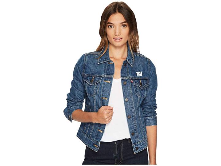 Levi's(r) Womens Ny Giants Sport Denim Trucker (blue) Women's Coat
