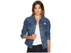Levi's(r) Womens Ny Giants Sport Denim Trucker (blue) Women's Coat