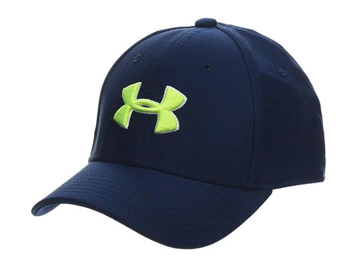 Under Armour Blitzing 3.0 Cap (little Kids/big Kids) (academy/white/academy) Baseball Caps