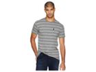 Ben Sherman Heathered Stripe Pocket Tee (heather Grey) Men's T Shirt