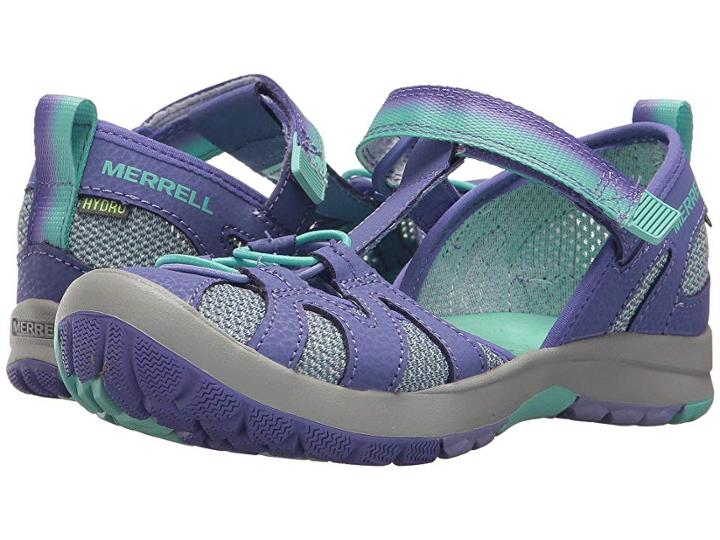 Merrell Kids Hydro Monarch 2.0 (toddler/little Kid/big Kid) (blue/mint) Girls Shoes