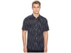 Bldwn Buena Stripe Short Sleeve Shirt (indigo/white) Men's Short Sleeve Button Up