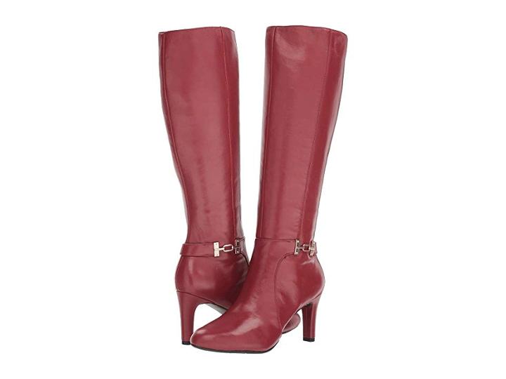 Bandolino Lamari Boot (red Leather) High Heels