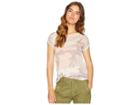 Free People Camo Clare Tee (pink) Women's T Shirt