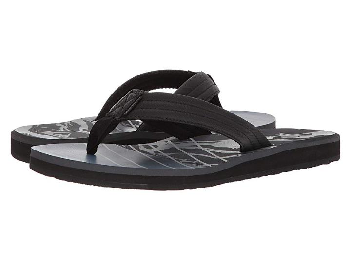 Quiksilver Carver Print (black/grey/blue) Men's Sandals