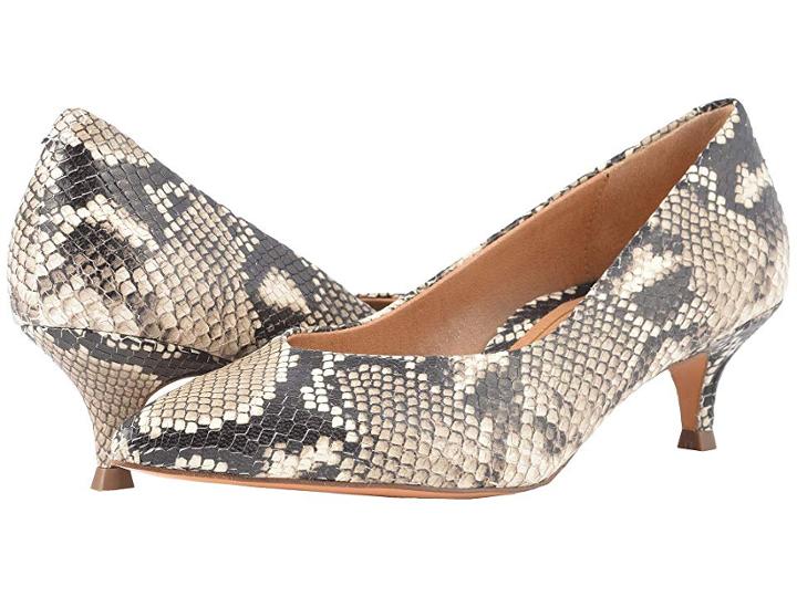 Vionic Josie (natural Snake) Women's 1-2 Inch Heel Shoes